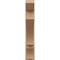 Ekena Millwork 7 1/2-in W x 36-in D x 42-in H Balboa Slat Rough Cedar Woodgrain TimberThane Outlooker, Primed Tan OUTUR075X36X42BOA24RCPR - alternate 3